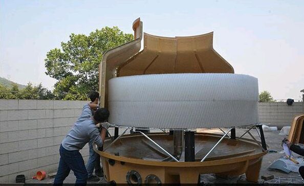 安裝冷卻塔施工現場