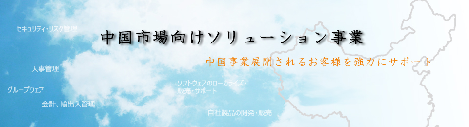 中國市場ソリューション
